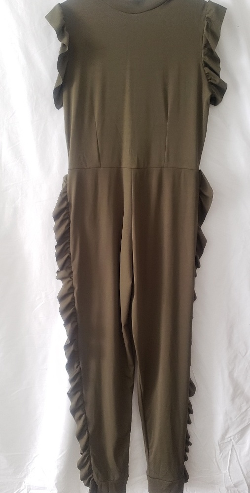 Olive green jumpsuit